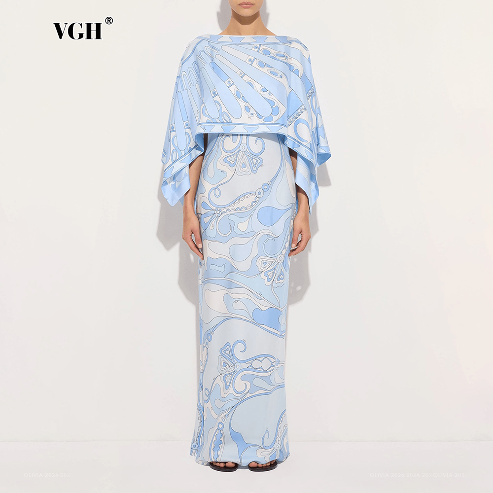 VGH Jasnoniebieski Abstrakcyjn – Women'S Formal Wear Suit recenzja i cena