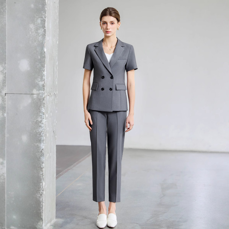 Damski letni cienki komplet z  – Women Formal Wear Shirt And Pant recenzja i cena