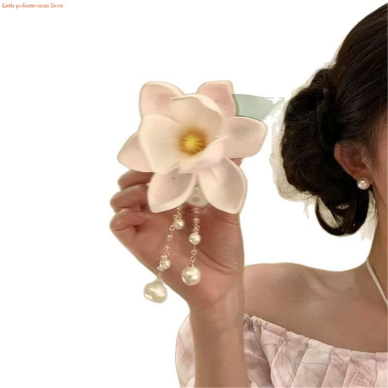 F92D elegancki kwiat magnolii  – Formal Wear Hairstyles For Women recenzja i cena