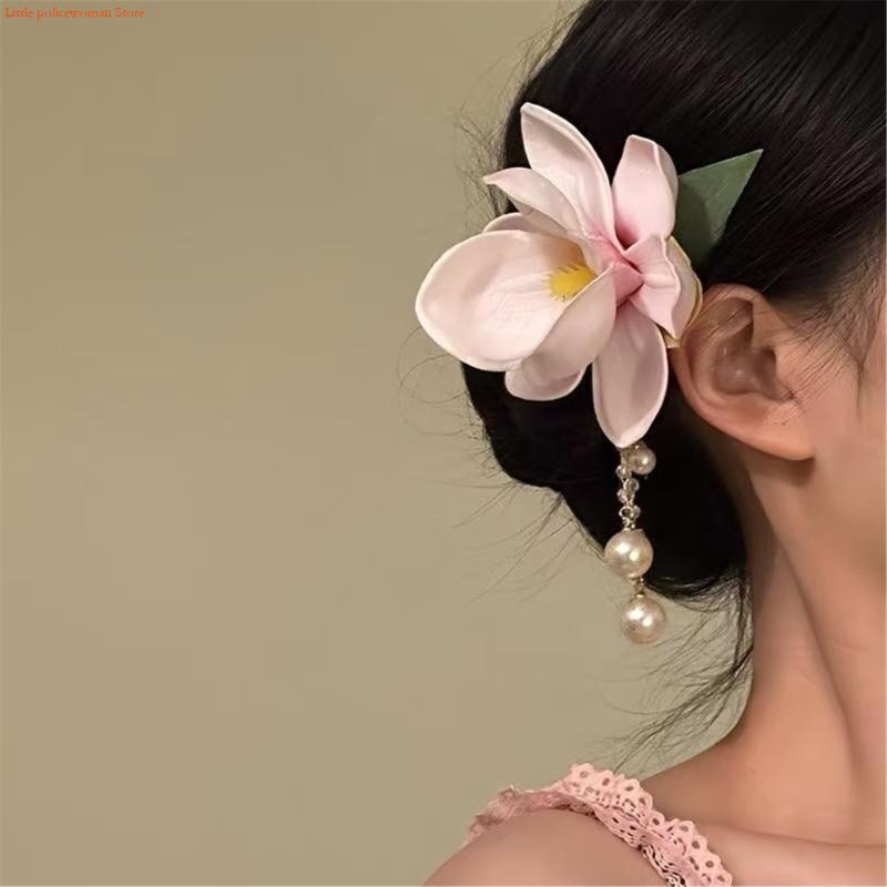 F92D elegancki kwiat magnolii  – Formal Wear Hairstyles For Women recenzja i cena