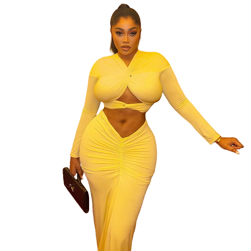 Damski komplet: krótki top z d – Pencil Skirt Midi recenzja i cena
