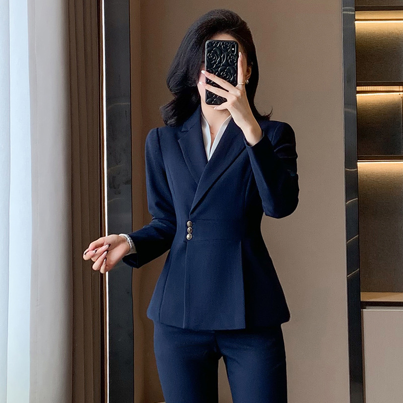 Profesjonalny damski garnitur  – Women Formal Wear Shirt And Pant recenzja i cena