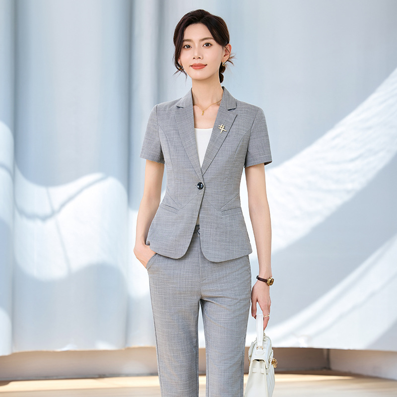 Damski komplet z krótkim rękaw – Women Formal Wear Shirt And Pant recenzja i cena