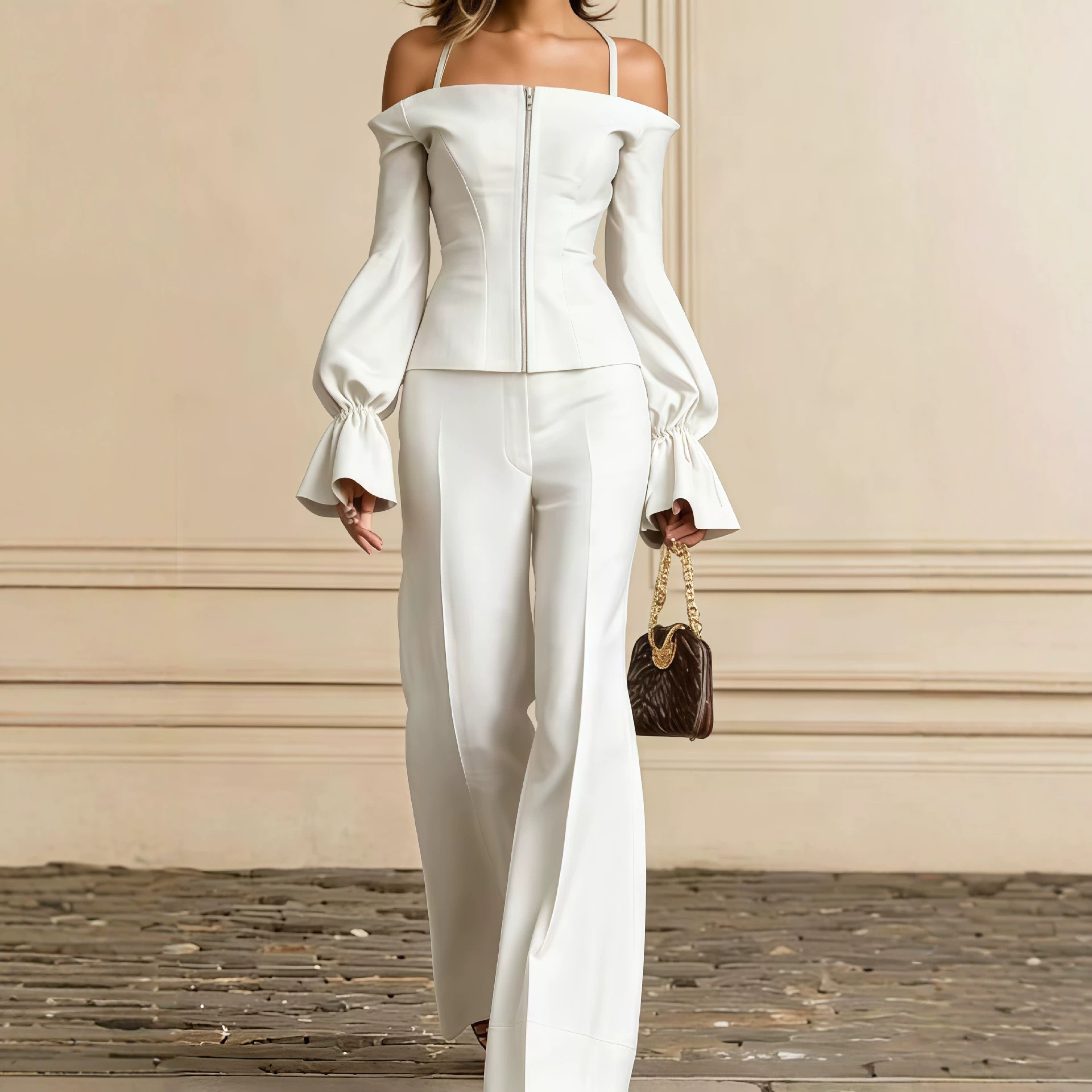 Dwuczęściowy zestaw spodni dam – Women'S Formal Wear Suit recenzja i cena
