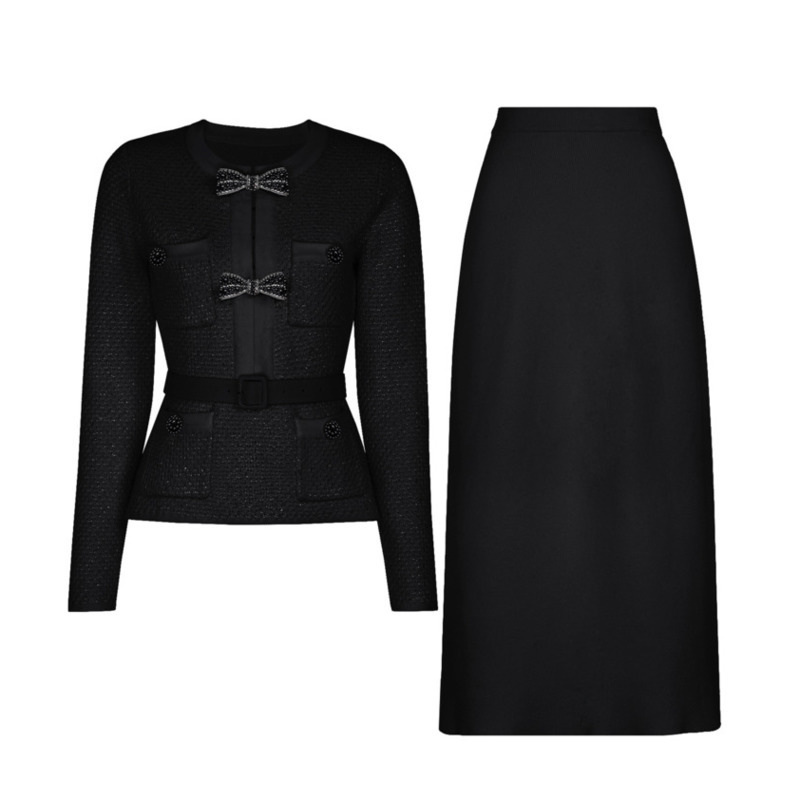 Komplet damski LEOSOXS: tweedo – Pencil Skirt Midi recenzja i cena