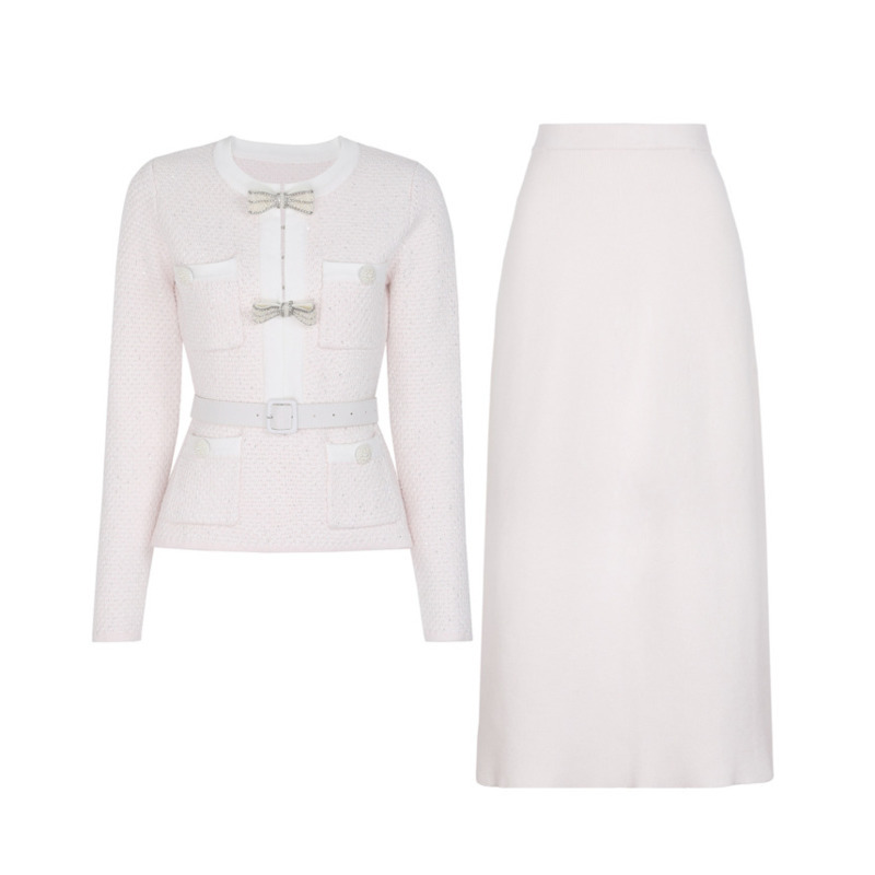 Komplet damski LEOSOXS: tweedo – Pencil Skirt Midi recenzja i cena