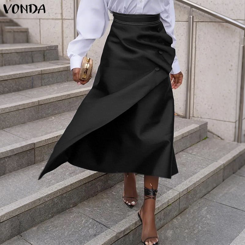 VONDA Plus Size 5XL Eleganckie – Pencil Skirt Midi recenzja i cena